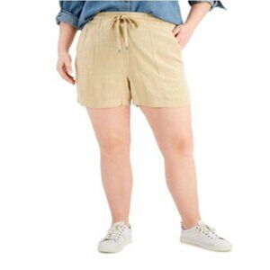 Style & Co Women's Promo Short Safari. Size 1X